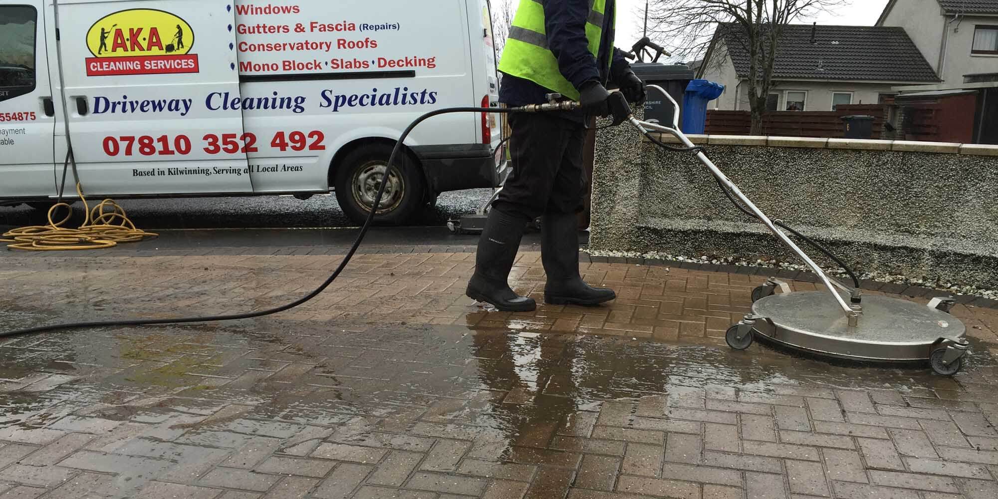 driveway cleaning service