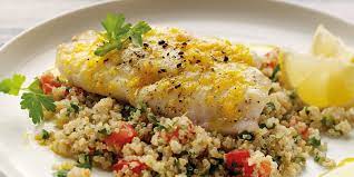  Herbed Cod with Quinoa